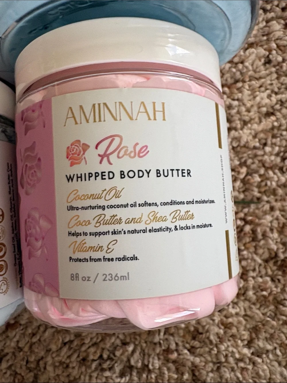 AMINNAH Pink & Pastel Bath & Body Moisturizer Set - Whipped Butters & Scrubs - Picture 9 of 9
